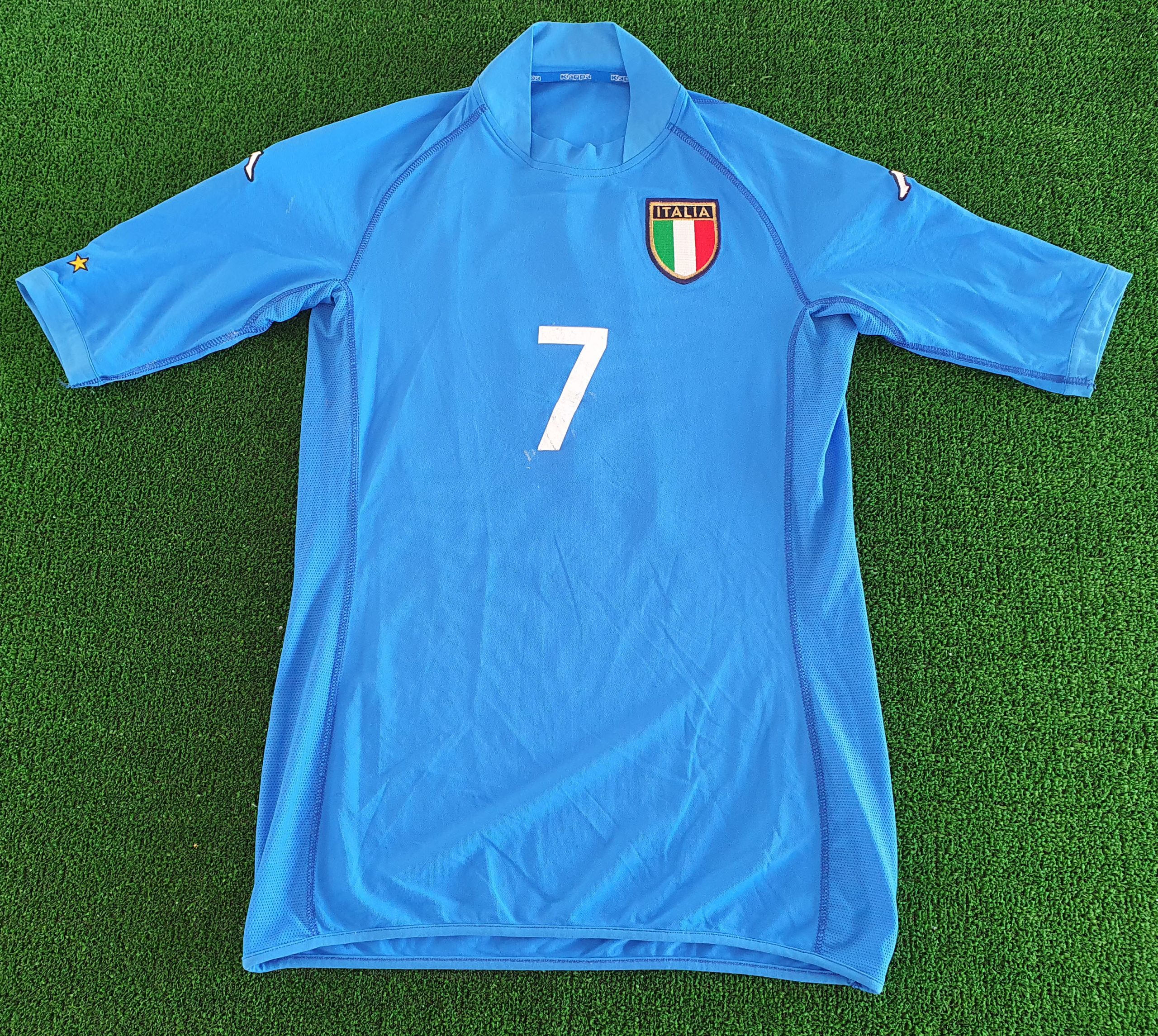 Italia 2002 maglia Kappa Del Piero #10 home matchworn