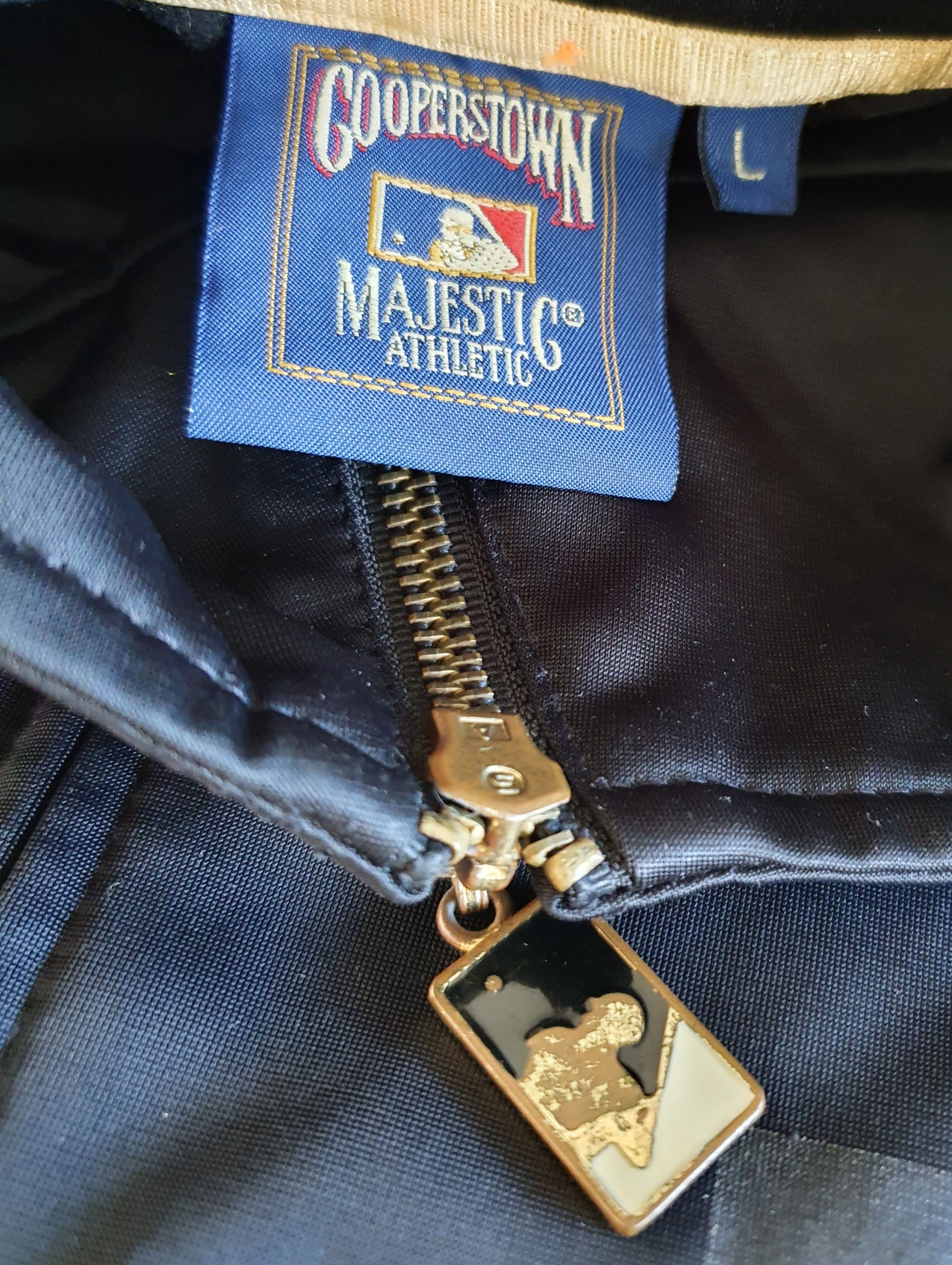 Giacca Felpa NY , COOPERSTOWN Majestic Athletic con