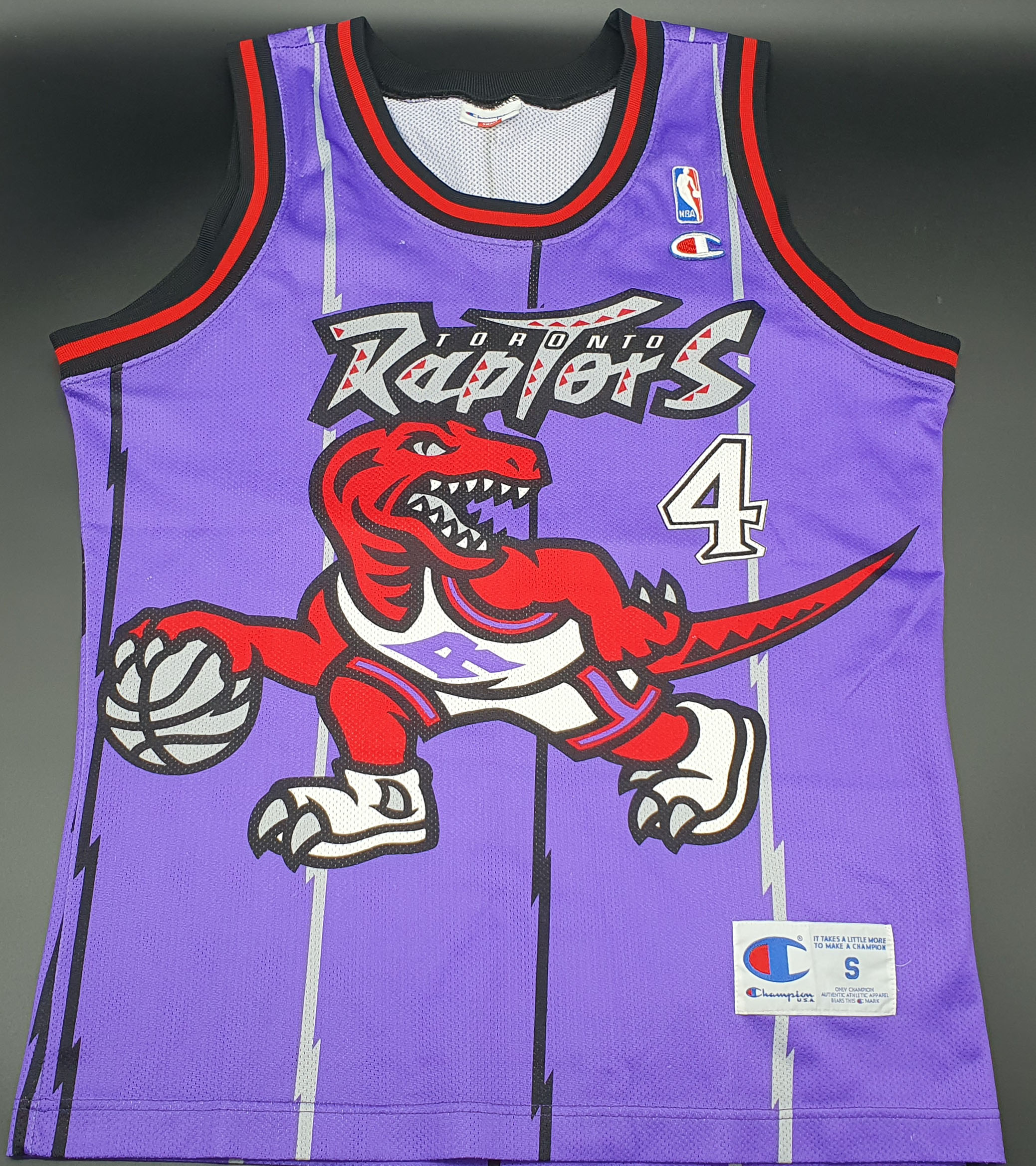 Toronto Raptors 1995/96 #4 Vincenzo Esposito basketball shirt