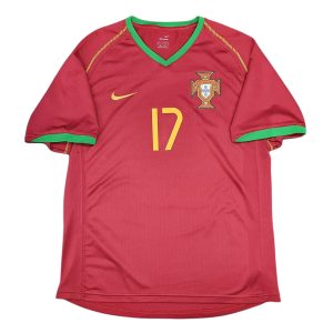 2006-2008 Portugal Nike Home Shirt #17 C Ronaldo