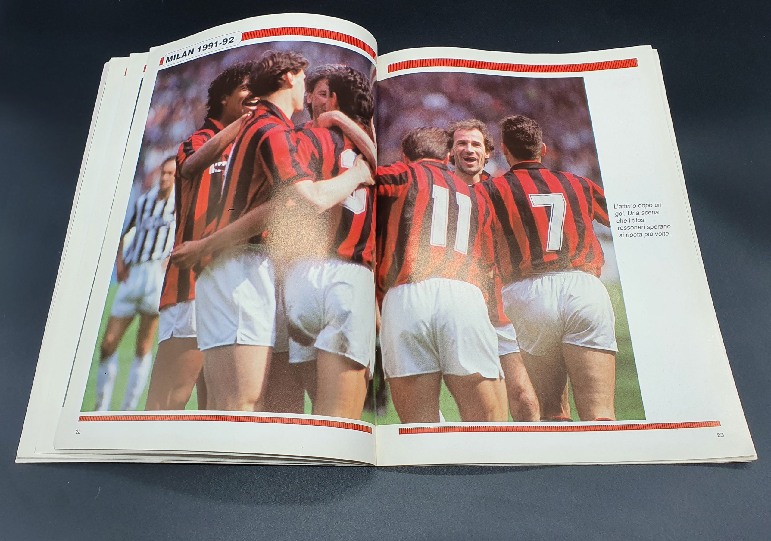 Milan libro 1991-92 Forte editore