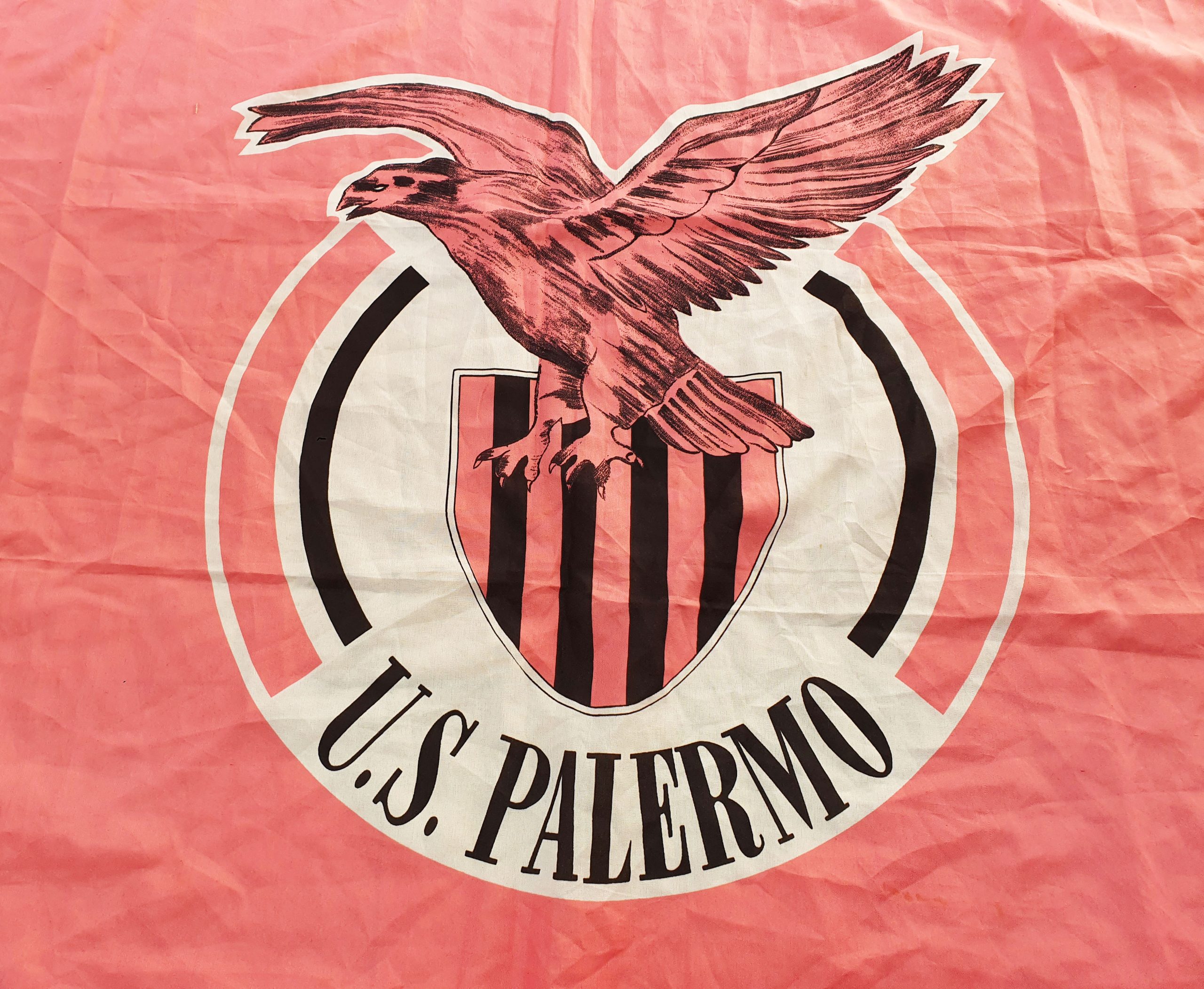 Palermo Calcio Football Club Bandiera Serie A Andiamoci Vintage