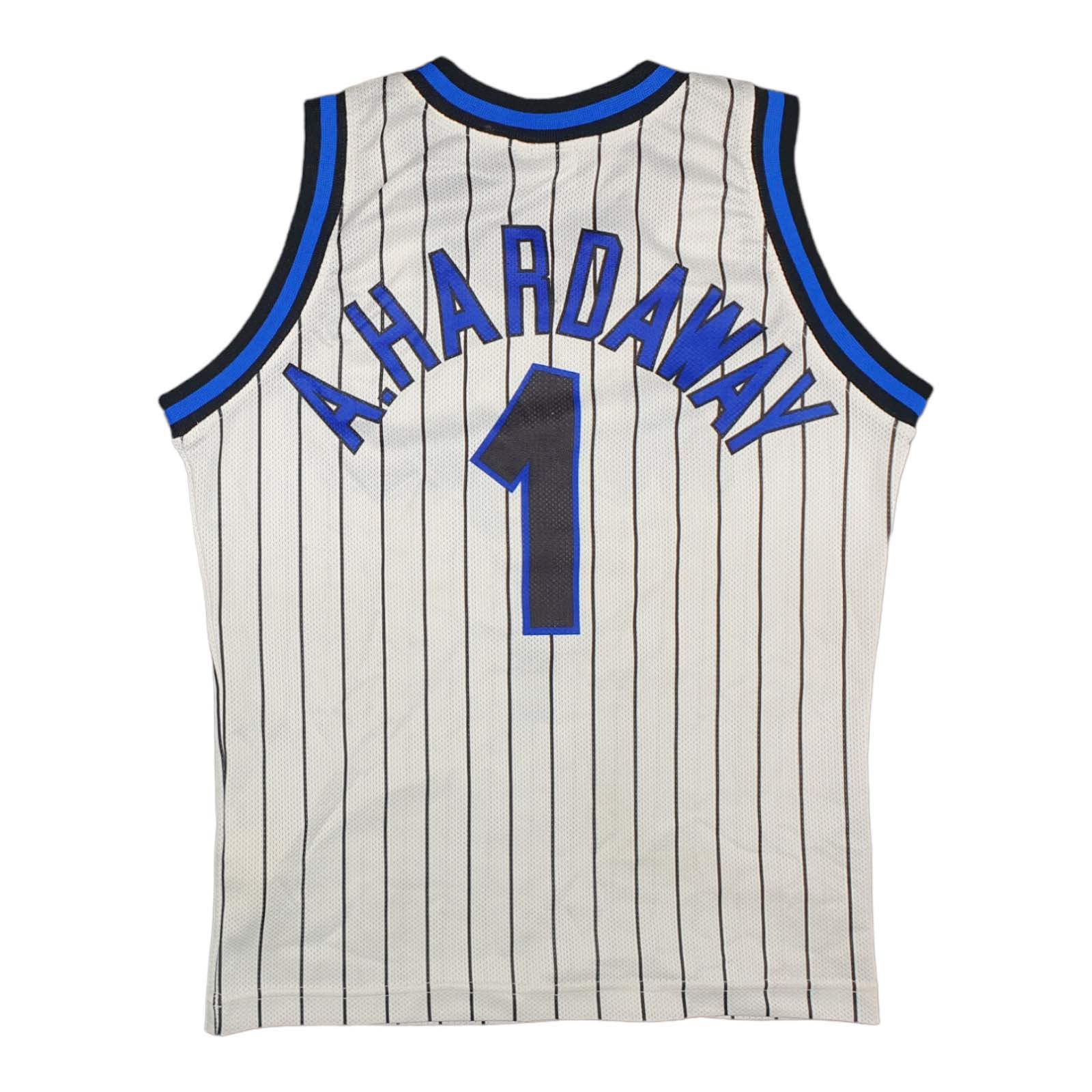 1994-98 ORLANDO MAGIC HARDAWAY #1 CHAMPION JERSEY (AWAY) S