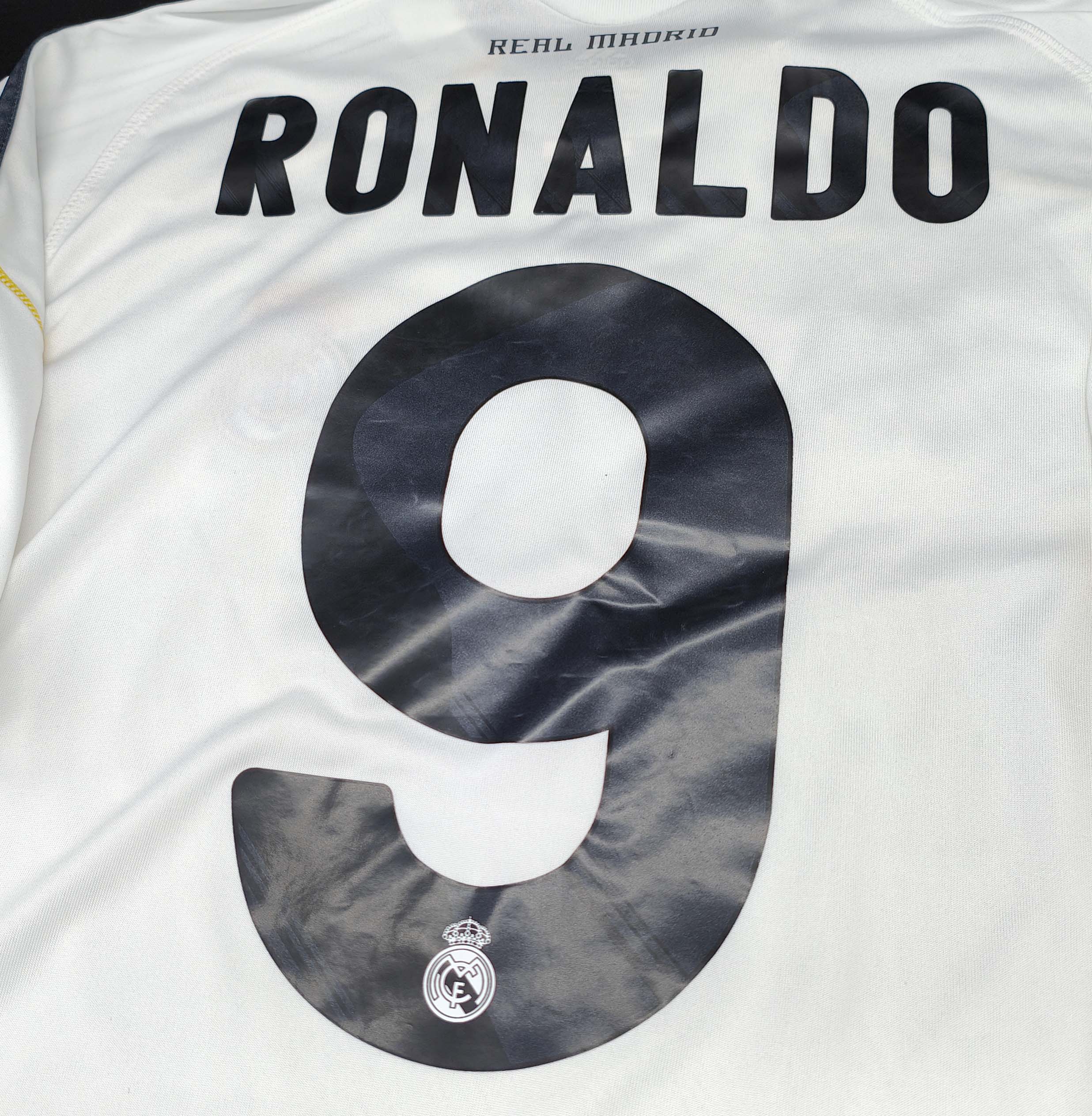 Real Madrid 2009-10 maglia Adidas home #9 Cristiano Ronaldo » BOLA Football  Store